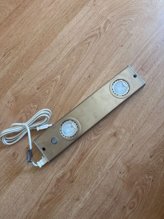 Лампа IKEA GRUNDTAL, 2x10W с бутон - ново състояние