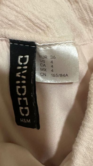Къса розова рокля H&M