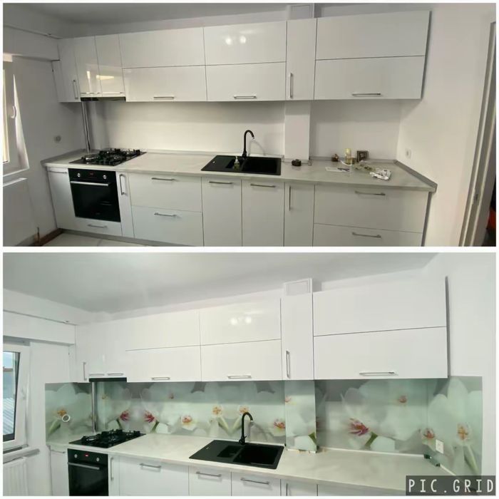 Contrablat din sticla Bucatarie, sticla termosensibila, securizata 6mm