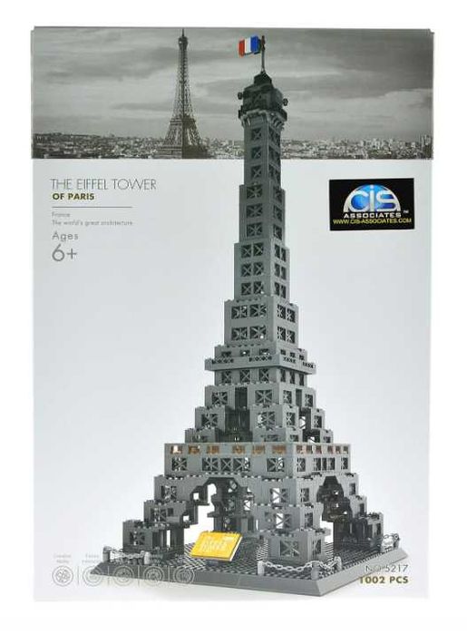 Lego  Эйфелева башня-5217 в Париже-67 см 978 детали Доставка бесплатно