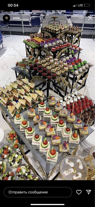 Кейтринг Ташкенте кофе брейки  фуршет банкет выездное обсулживание