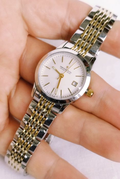 Ceas de damă Dreyfuss & Co 1890 DLB00005/02, Quartz, 2 tonuri argintiu/placat cu aur.