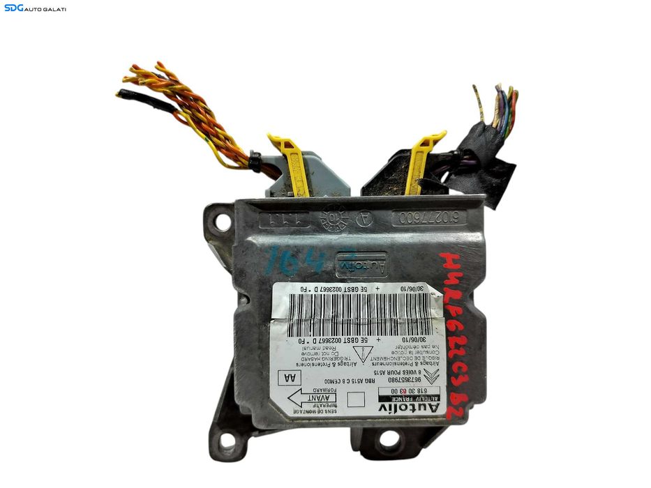 Unitate Modul Calculator Control Airbag Citroen C3 2008 - 2016 Cod 9673657980 [LC1061]