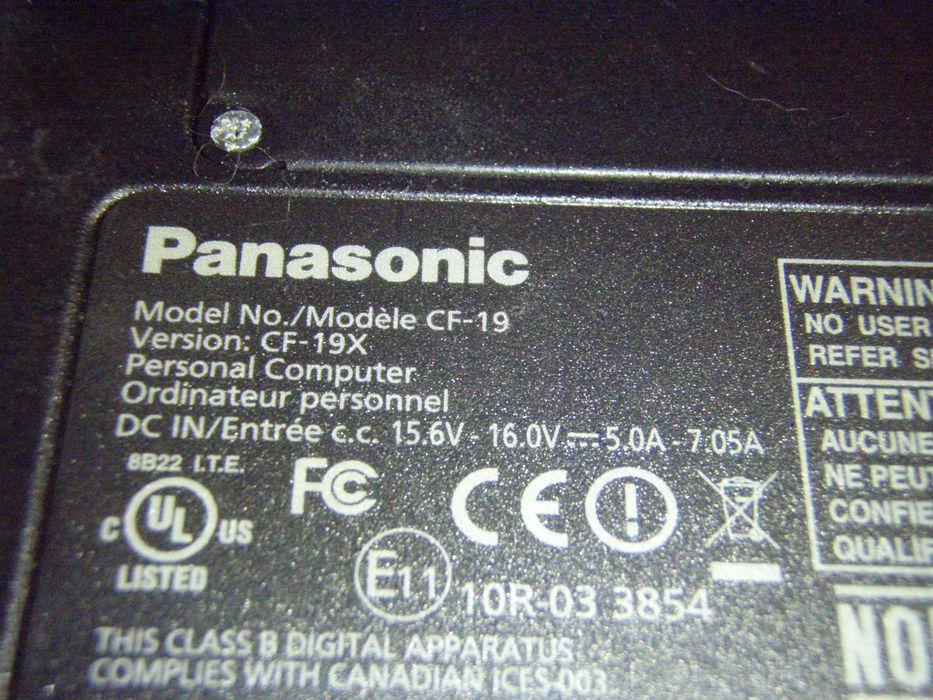 Laptop si tableta (2in1) diagnoza auto (si nu numai) Panasonic Toughbook CF-19
