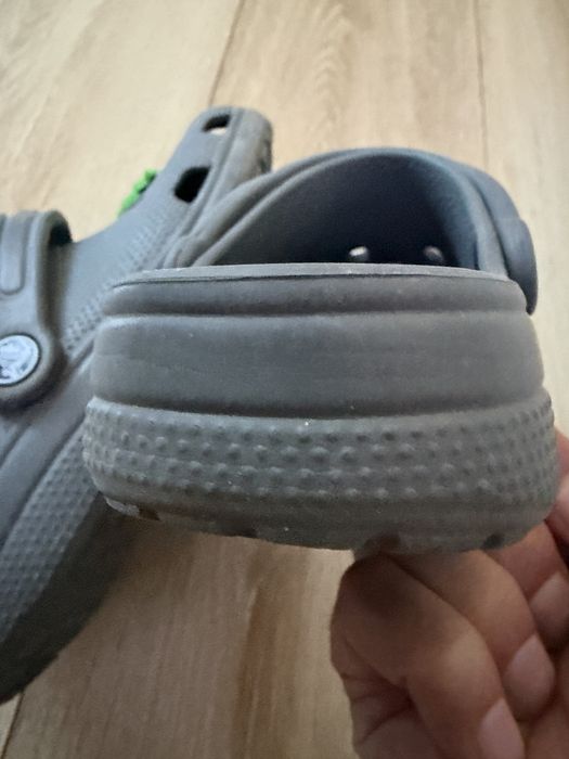 Crocs Classic Детски Анатомични Обувки за Плаж Сив 36-37 номер