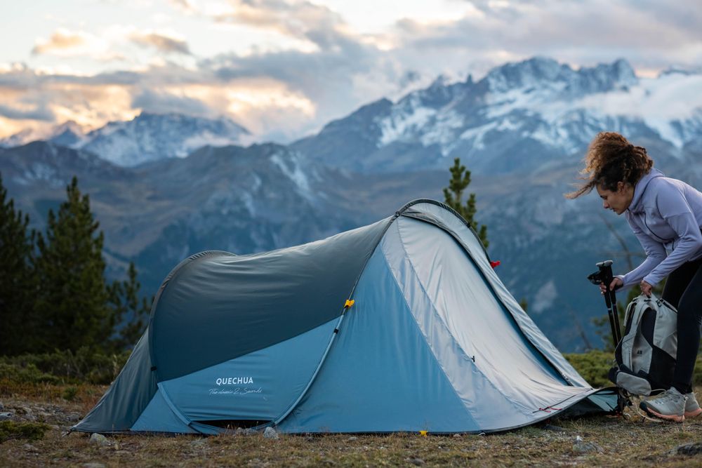 Cort de camping instant 3 locuri, 2 - produs resigilat Decathlon