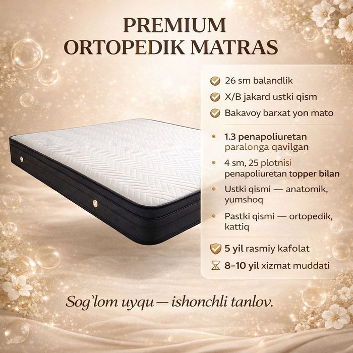 Matras |toshken /matras (topper)