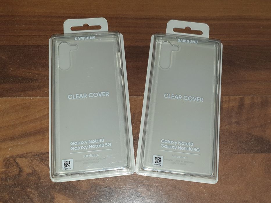 Husa silicon originala Samsung Clear Cover Note10 N970 Note10 5G N971