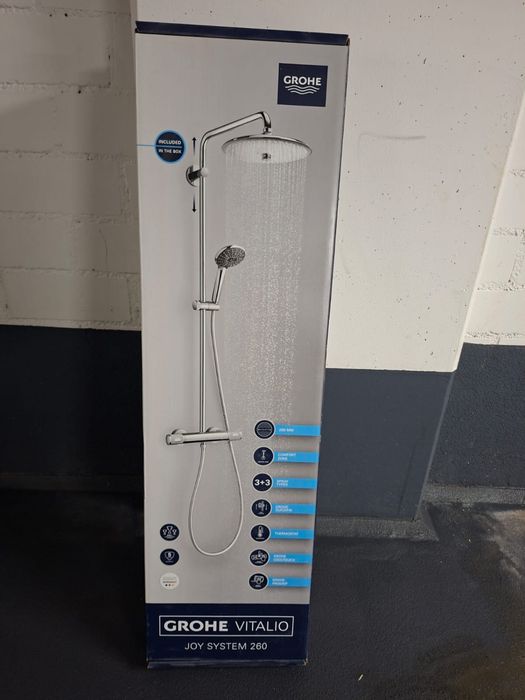 GROHE Vitalio Joy System 260 – Nou, sigilat, cu termostat
