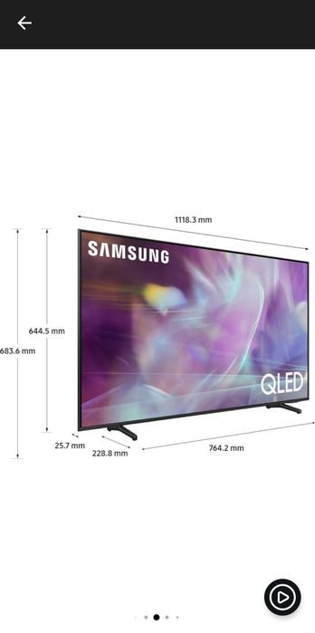 Televizor Samsung 50Q60A, 125 cm, Smart, 4K Ultra HD, QLED