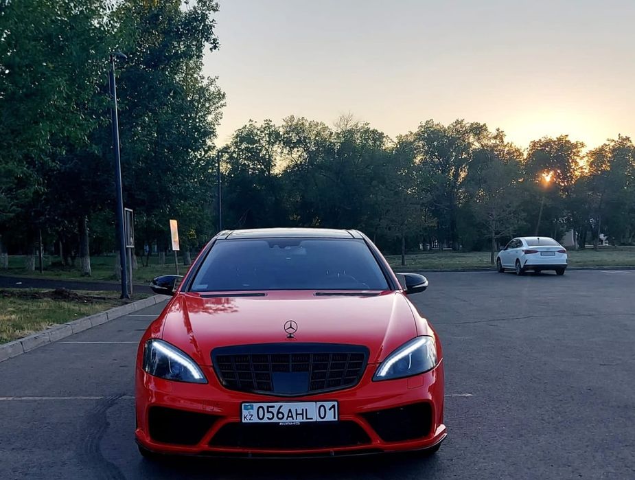 Бампер передний мерседес W221 рестайлинг