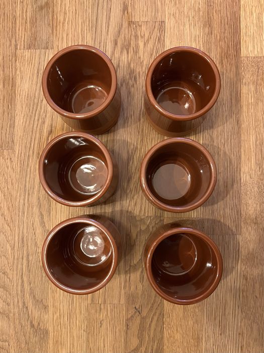 Set 6 pahare de ceramică cuptor/ microunde/ congelator