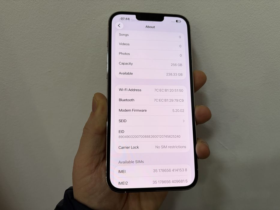 Iphone 13 Pro Max, 256 gb, Silver