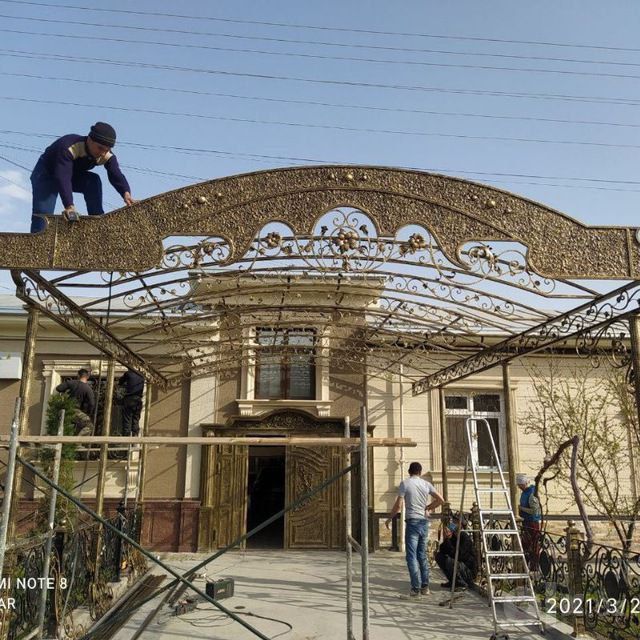 Навесы хайтек модерн