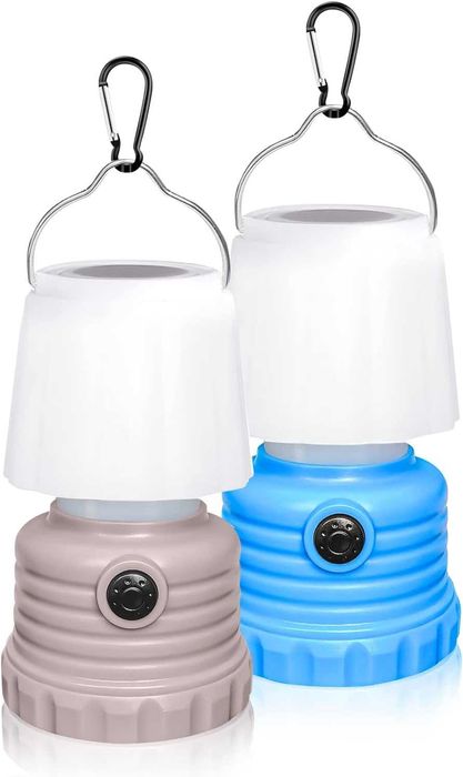 Детски къмпинг лампи, 2 броя, фенери, 600 Lm, 2 режима