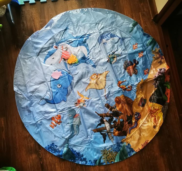 Водно килимче за гимнастика по корем