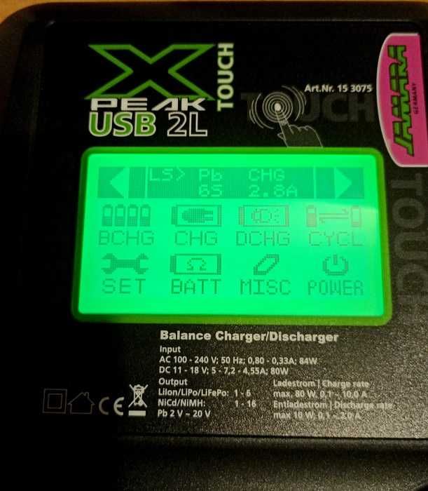 Incarcator modelism 12V & 220V acumulator LiPo LiIon Life NiMh Pb