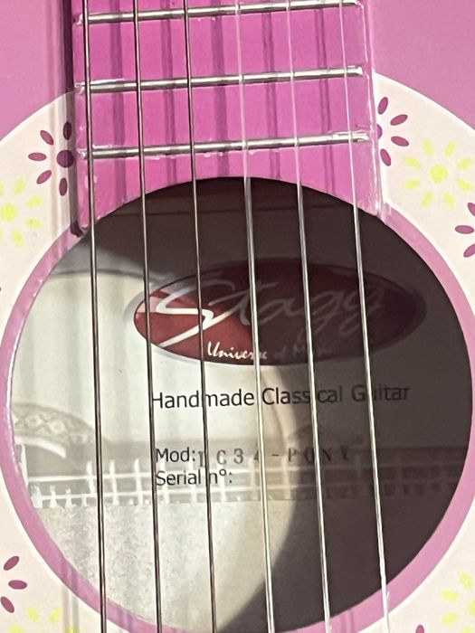 Chitara clasica Stagg fete ,HANDMADE