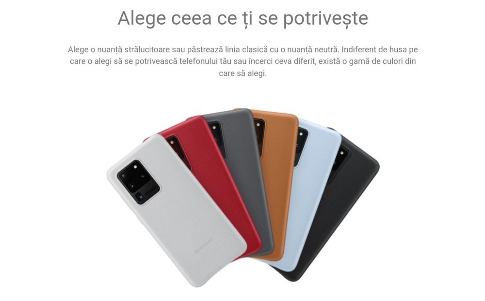 Husa piele originala Samsung Leather Cover S20 Ultra S20 Ultra 5G G988