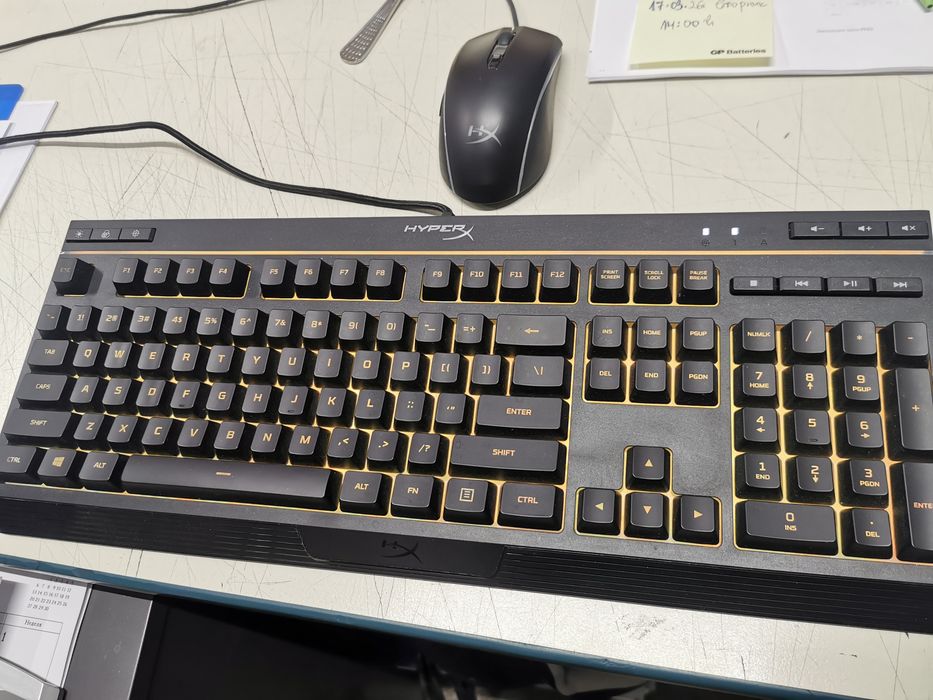 Геймърска клавиатура hyper alloy core rgb+  мишка  pulsefire surge hy