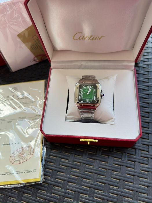 Ceas automatic Cartier Santos full box
