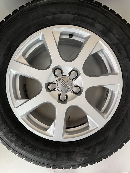 Оригинални джанти 17 цола 5х112 за Ауди Кю5 със зимни гуми 235/65/17
