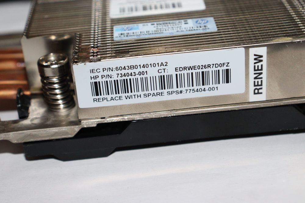 Radiator High Performance  Server HPE DL360 Gen9 775404-001