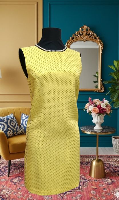Rochie galbena iconica Versace for H&M matase
