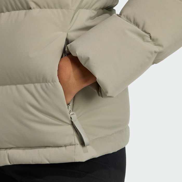 Geaca Adidas Helionic CLIMAWARM Hooded Down Jacket Noua Originala (XS; S)