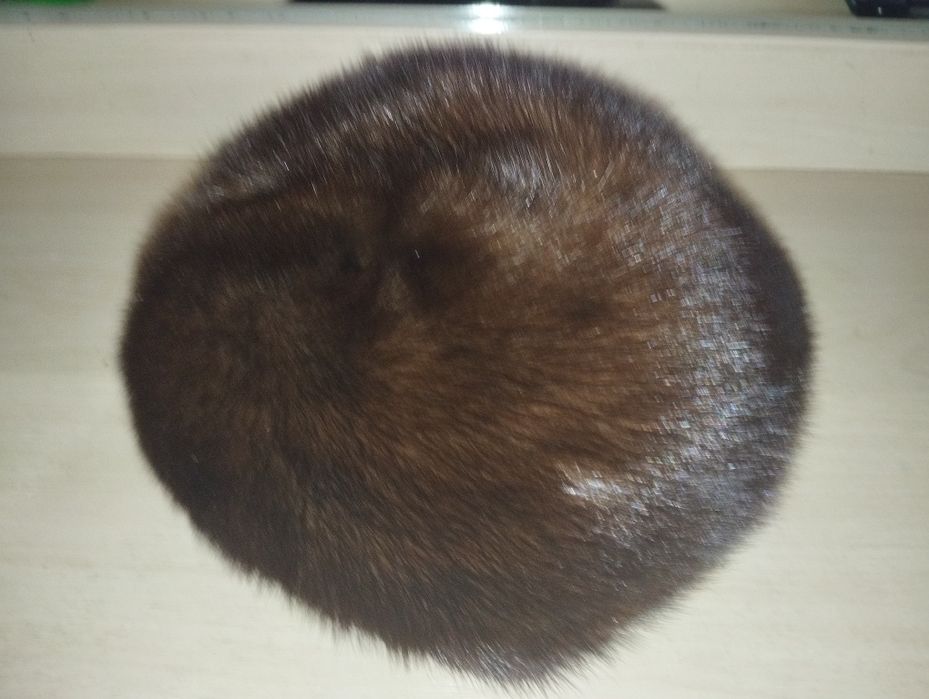 Берет женский норковый