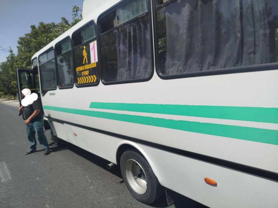 Isuzi aftobuzlar sotiladi 2018 yil. Metan qo'yilgan.