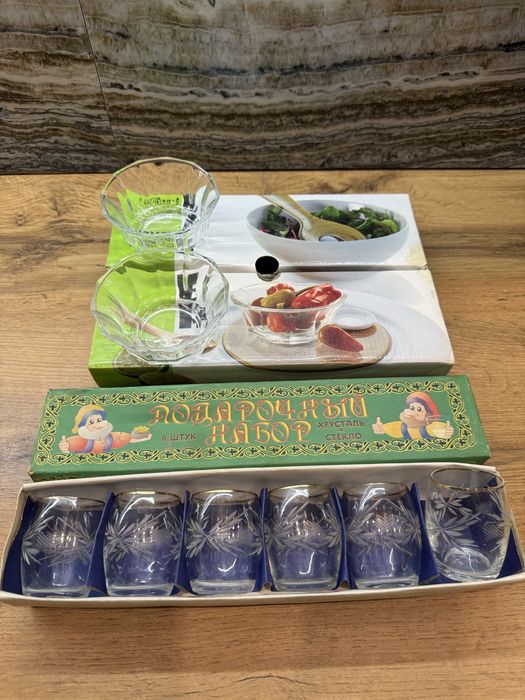 Чайный набор, пиала, рюмки