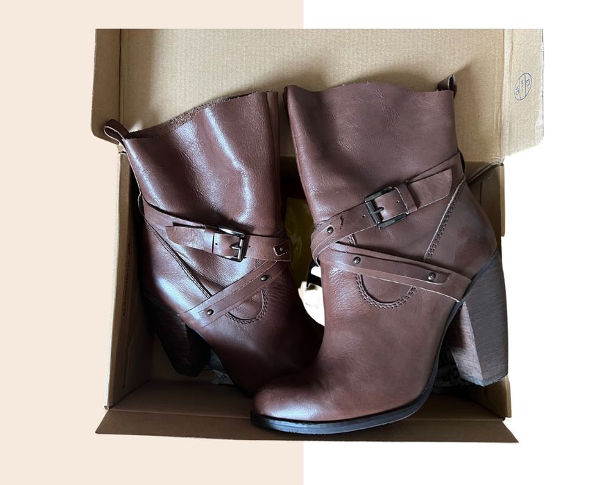 Кожаные полуботинки