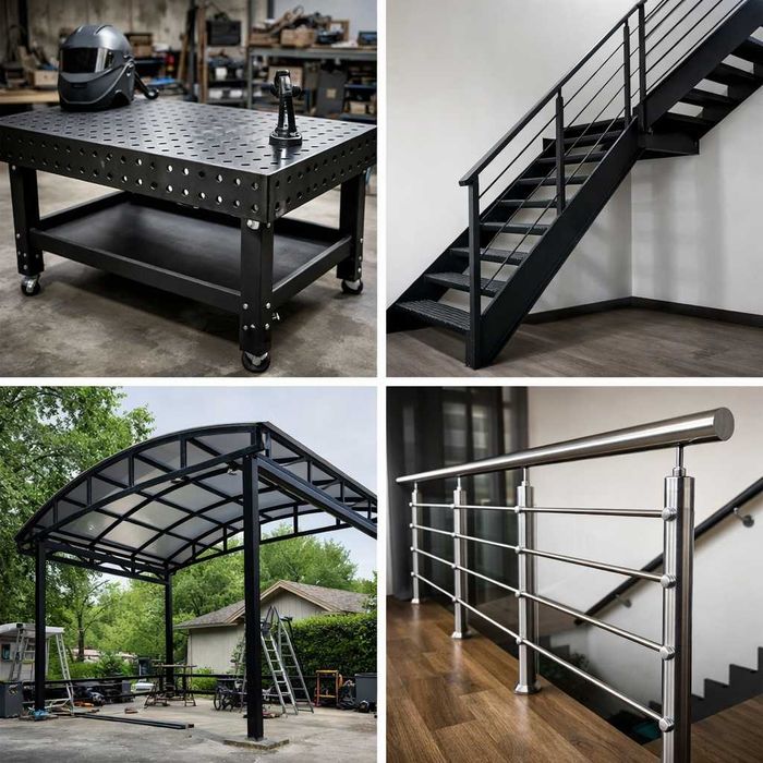 Structuri și echipamente metalice la comandă | Scări, balustrade