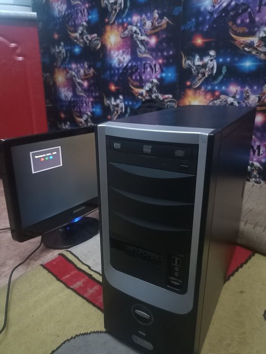 Рабочий компьютер + монитор для учёбы и офиса