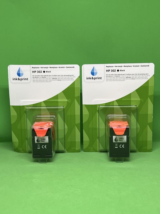 Cartuș de cerneală Ink & Print HP 302, Black si Tri-colour