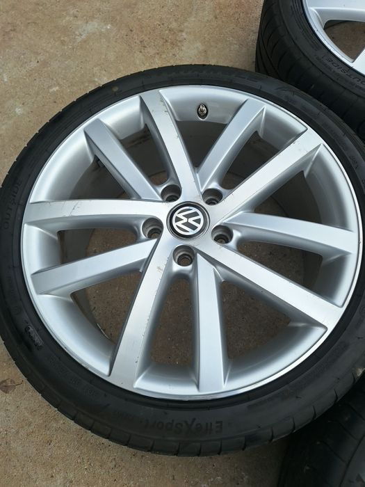 Оригинални алуминиеви джанти Vw 18 цола 5х112 летни гуми  225/40/18
