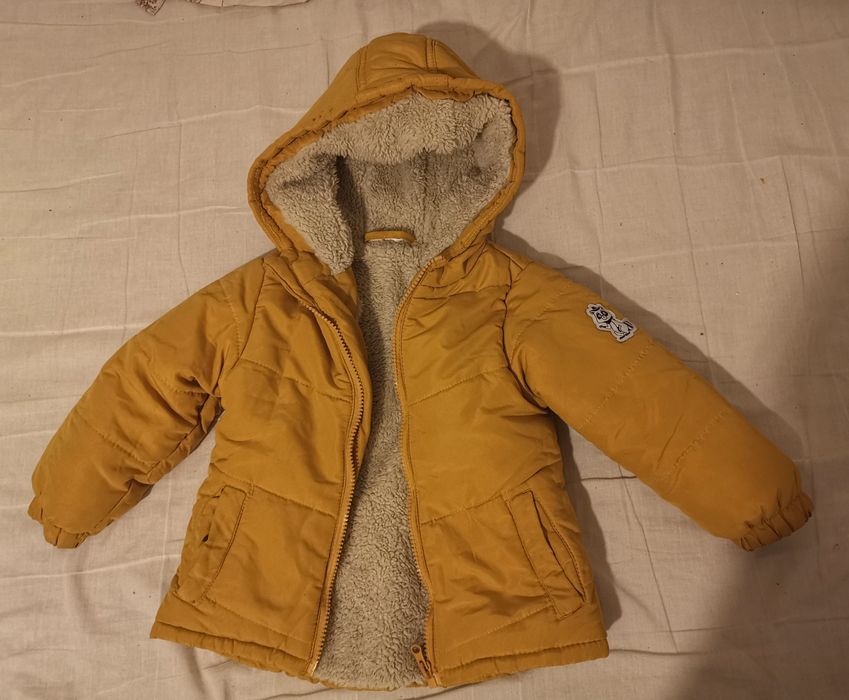 Geaca îmblănită SO CUTE, pentru copii, măr. 92, pentru 2-3 ani