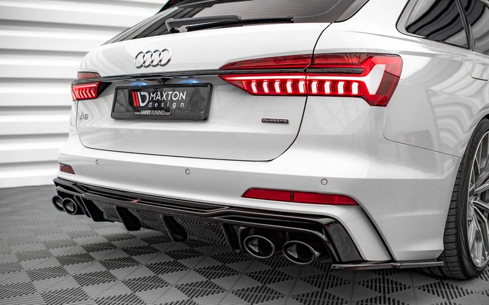 Дифузьор за задна броня Maxton design за Audi A6 S-line/S6 C8 (2018-)