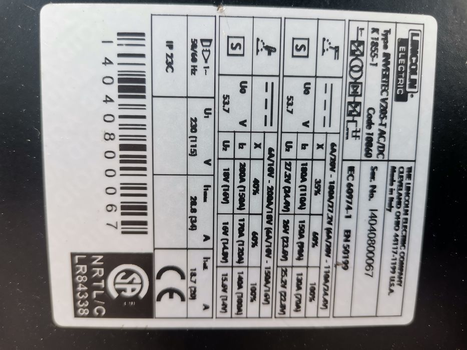 Аргонов апарат Lincoln