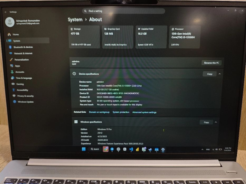 Lenovo ideapad slim 5 16,8