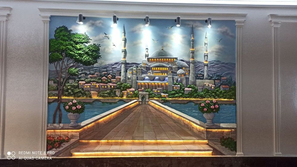 XUDOJNIK, RASSOM, BARELEF, ROSPIS, Atachento, Venetsyanko, Dekoratsiya