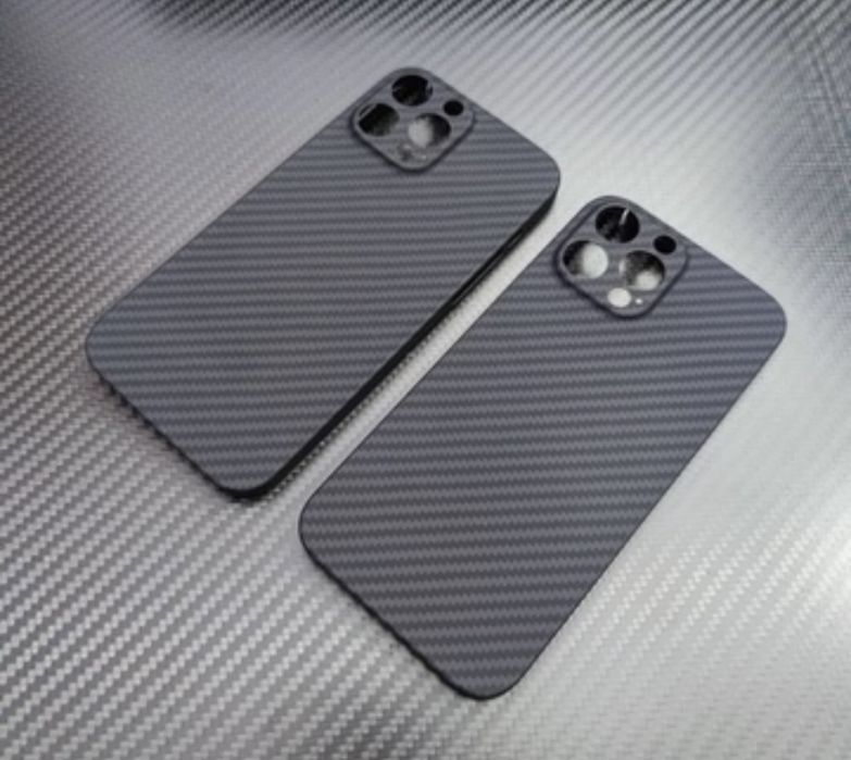 Iphone 14/15/16 PRO MAX PLUS Husa Aramida Ultra Slim 0,1mm Black