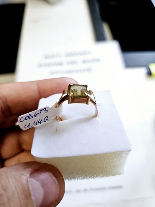 Vand inel dama din aur 14 k 4.44 g cod 673