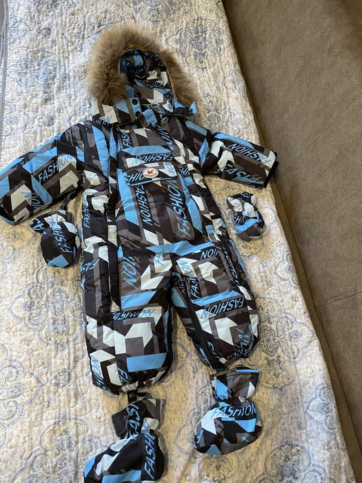 Зимний комбинезон для мальчика