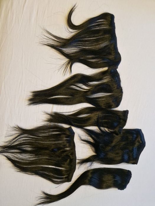 Естествена коса  черна