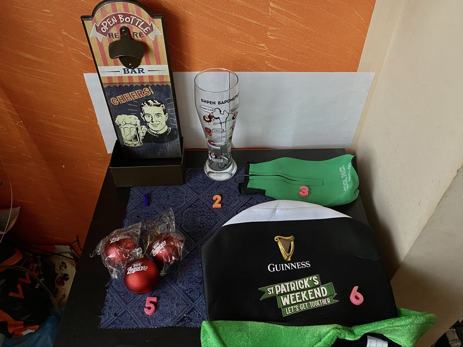 Чаши,халби за бира,Загорка,Каменица,Staropramen,