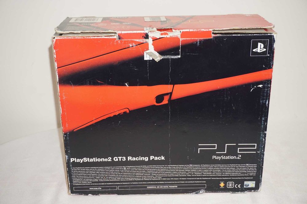 Конзола PS2 FAT GT3 Racing Pack SCPH-35003 Made in Japan С Оригинална Кутия и Касова Бележка от 2001г