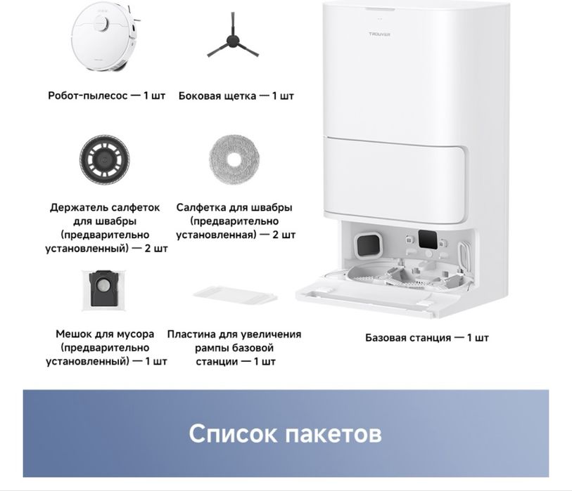 робот пылесос Trouver E30 aqua