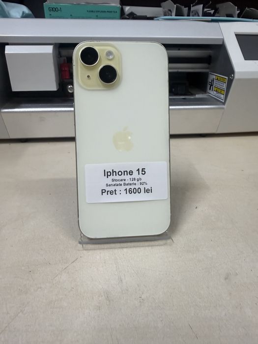 Iphone 15 / 128 gb / 92% baterie / garantie